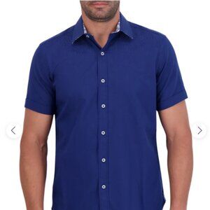 ROBERT GRAHAM WINDSOR 2 SHORT SLEEVE BUTTON DOWN SHIRT 4XL